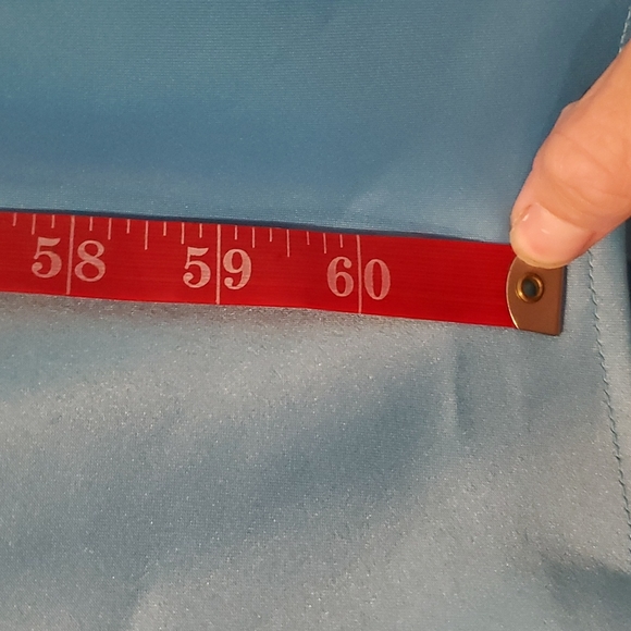 Turquoise pageant gown - Picture 6 of 11